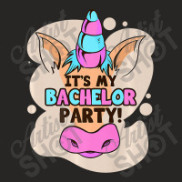 It's My Bachelor Party Unicorn Ring Marriage Relationship Premium T Sh Ladies Fitted T-shirt | Artistshot