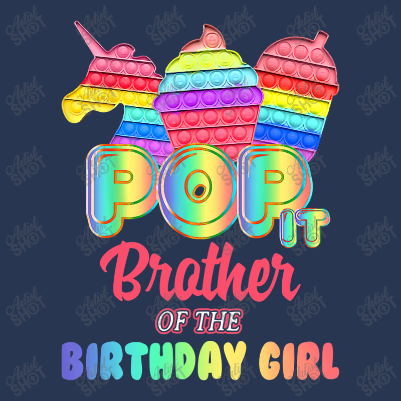 Pop It Brother Of The Birthday Girl Fidget Family Matching T Shirt Ladies Denim Jacket by Kevin_VandenBerge | Artistshot