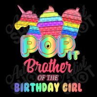 Pop It Brother Of The Birthday Girl Fidget Family Matching T Shirt Women's V-neck T-shirt | Artistshot