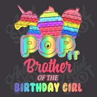 Pop It Brother Of The Birthday Girl Fidget Family Matching T Shirt Ladies Curvy T-shirt | Artistshot