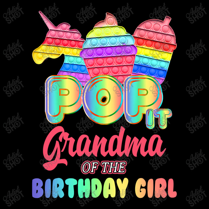 Pop It Grandma Of The Birthday Girl Fidget Family Matching T Shirt V-Neck Tee by Kevin_VandenBerge | Artistshot