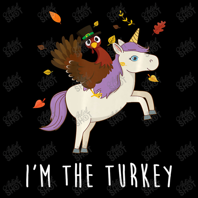 Silly I'm The Turkey Riding Unicorn Matching Thanksgiving Premium T Sh Cropped Hoodie by Kevin_VandenBerge | Artistshot