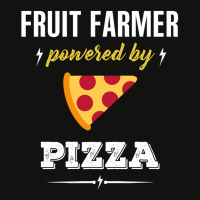 Fruit Farmer Powered By Pizza Funny Gift Scorecard Crop Tee | Artistshot