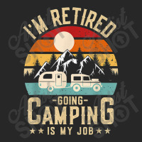 Vintage Caravan Trailer I'm Retired Going Camping Is My Job T Shirt Women's Pajamas Set | Artistshot