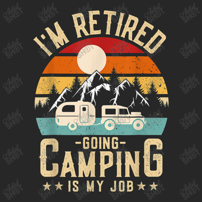 Vintage Caravan Trailer I'm Retired Going Camping Is My Job T Shirt Women's Pajamas Set by Go Shoping | Artistshot