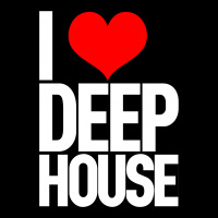 I Love Deep House Zipper Hoodie | Artistshot