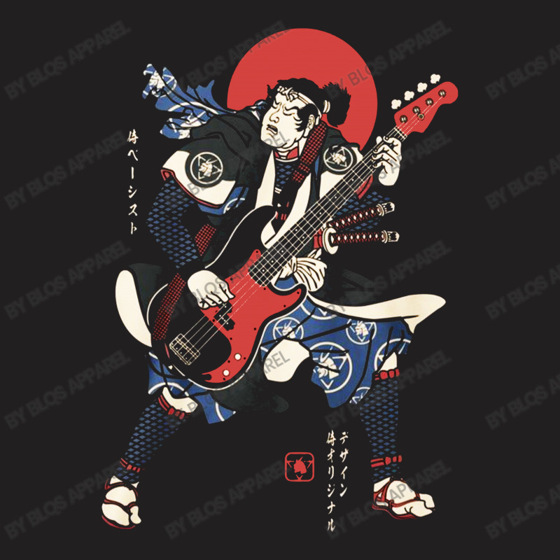 Bassist Samurai T-shirt | Artistshot