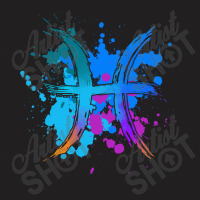 Watercolor Pisces Symbol T-shirt | Artistshot