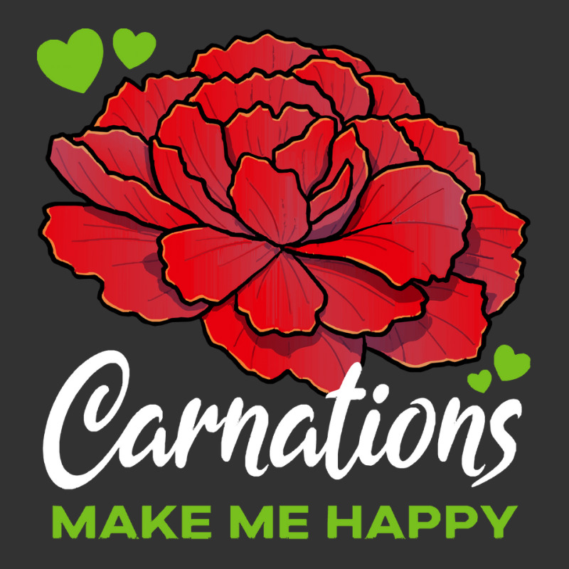 Carnations T  Shirt Carnations Make Me Happy Flower T  Shirt Baby Bodysuit by parkerconroy39 | Artistshot