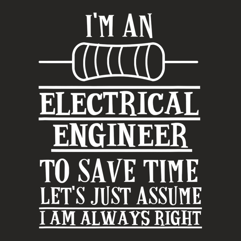 Funny Electrical Engineer Gift Electronics T Shirt Ladies Fitted T-Shirt by bakien89 | Artistshot