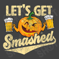 Lets Get Smashed Funny Pumpkin Beer Halloween T-shirt Copy Vintage T-shirt | Artistshot