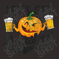 Lets Get Smashed Funny Pumpkin Beer Halloween T-shirt Racerback Tank | Artistshot