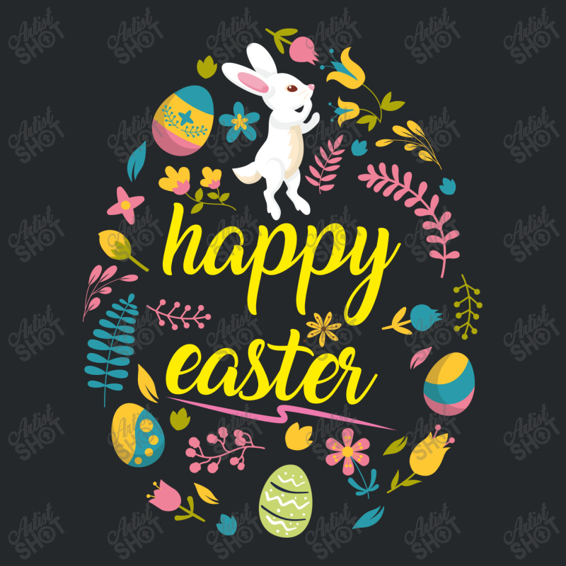Happy Easter Day Egg Crewneck Sweatshirt | Artistshot