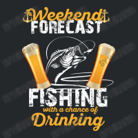 Weekend Forecast Fishing With A Chance Of Drinking Crewneck Sweatshirt | Artistshot