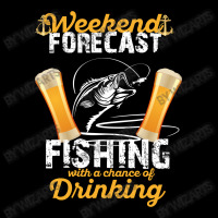 Weekend Forecast Fishing With A Chance Of Drinking Long Sleeve Shirts | Artistshot