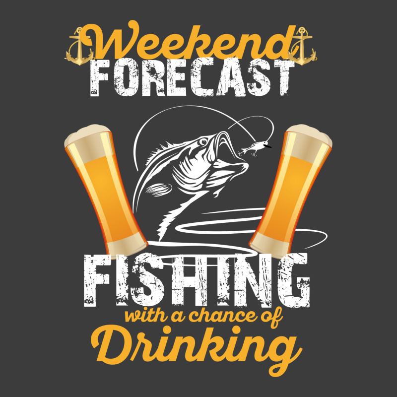 Weekend Forecast Fishing With A Chance Of Drinking Men's Polo Shirt | Artistshot