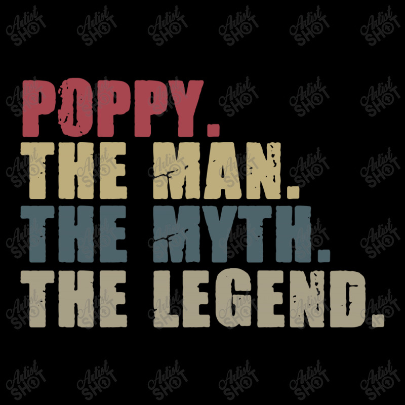 Poppy The Man The Myth The Legend Zipper Hoodie | Artistshot