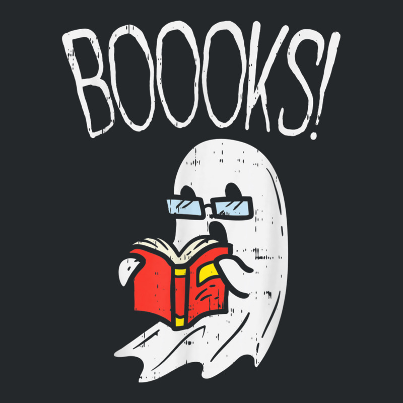 Boooks Ghost Librarian Reading Book Funny Halloween Costume Crewneck Sweatshirt | Artistshot