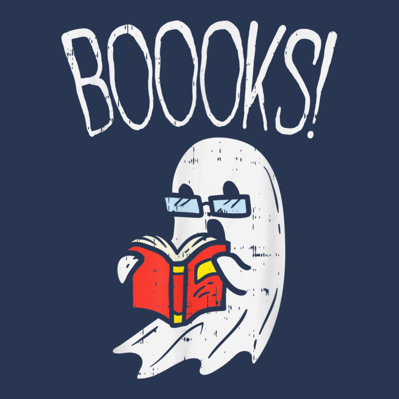 Boooks Ghost Librarian Reading Book Funny Halloween Costume Men Denim Jacket | Artistshot