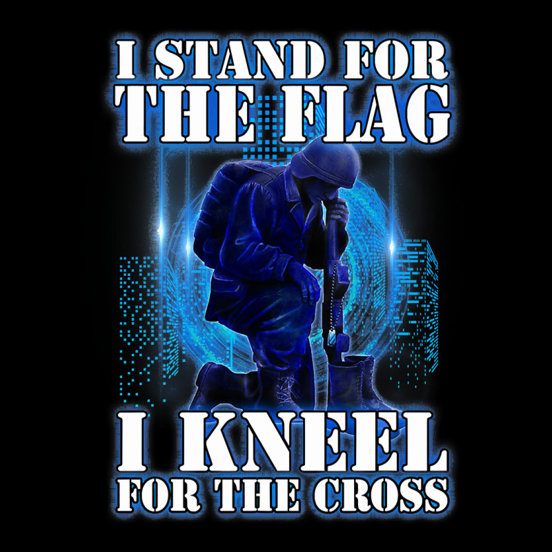 I Stand For The Flag I Kneel For The Cross Veteran Day Gift 21 Adjustable Cap by pester | Artistshot