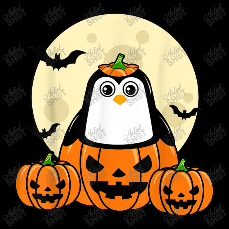 Penguin Pumpkin Moon Bats Costume Cute Easy Halloween Gift T-shirt V-neck Tee | Artistshot