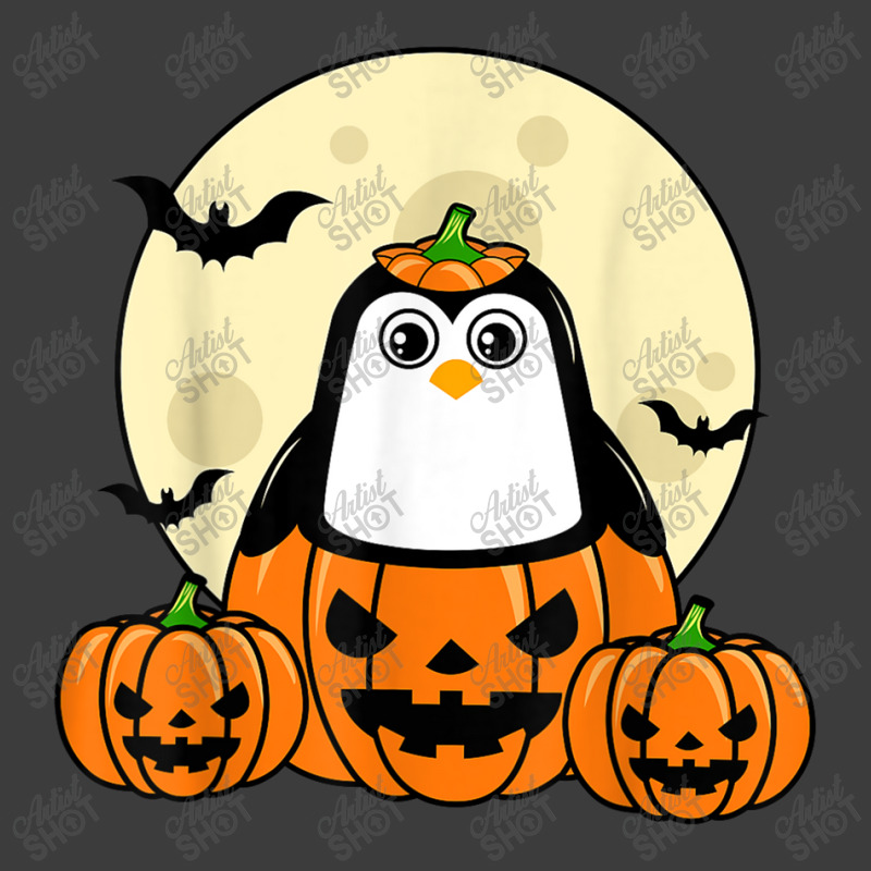 Penguin Pumpkin Moon Bats Costume Cute Easy Halloween Gift T-shirt Men's Polo Shirt | Artistshot