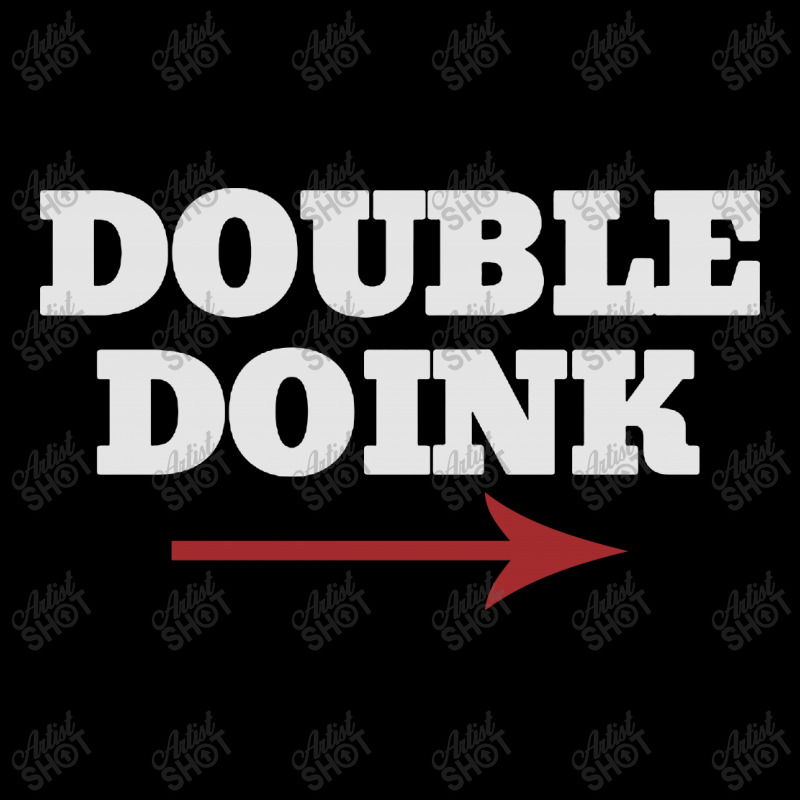 Double Doink White Zipper Hoodie | Artistshot