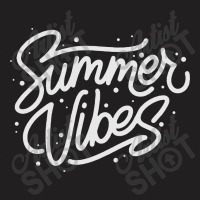 Summer Vibes Monoline Lettering T-shirt | Artistshot