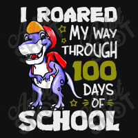 T Rex Roaring Into 100 Days Of School All Over Men's T-shirt | Artistshot