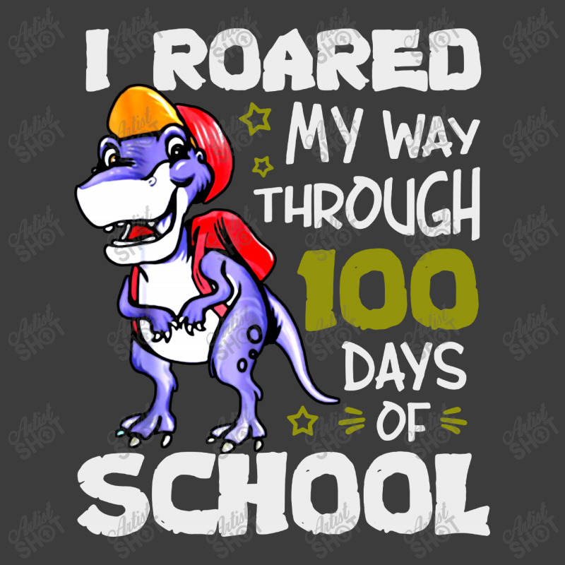 T Rex Roaring Into 100 Days Of School Men's Polo Shirt | Artistshot