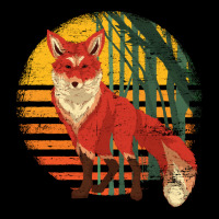 Fox T  Shirt Tropical Nature Fox Lover Wildlife Animal Retro Fox T  Sh Cropped Sweater | Artistshot