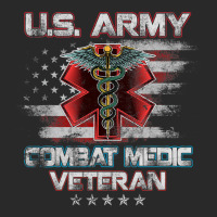 U.s Army Combat Medic Proud Veteran Medical Military Retired 138 Printed Hat | Artistshot