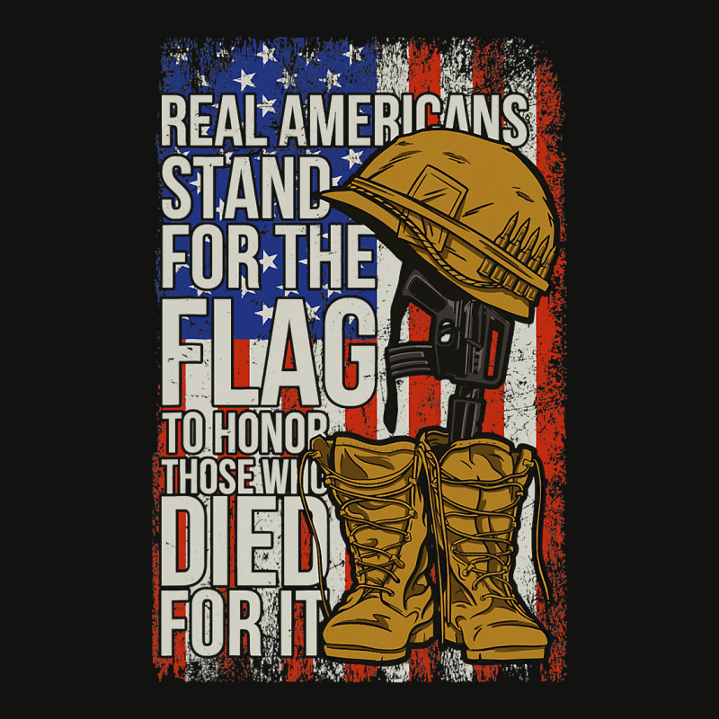 Americans Stand For The Flag To Hornor Those Who Died For It 141 Scorecard Crop Tee by pester | Artistshot