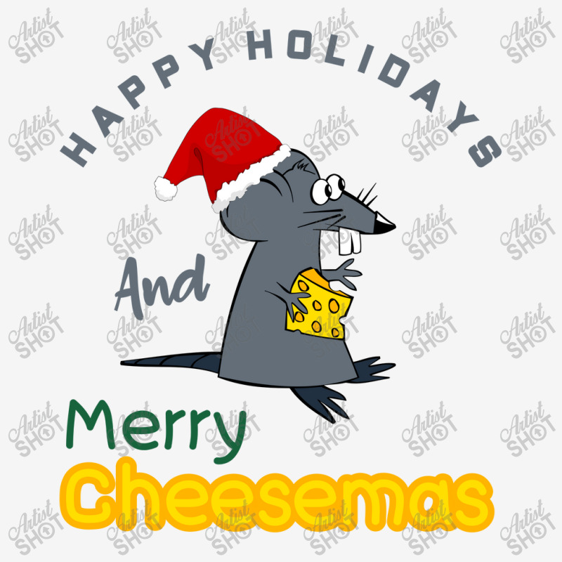 Happy Holidays And Merry Cheesemas Face Mask Rectangle | Artistshot