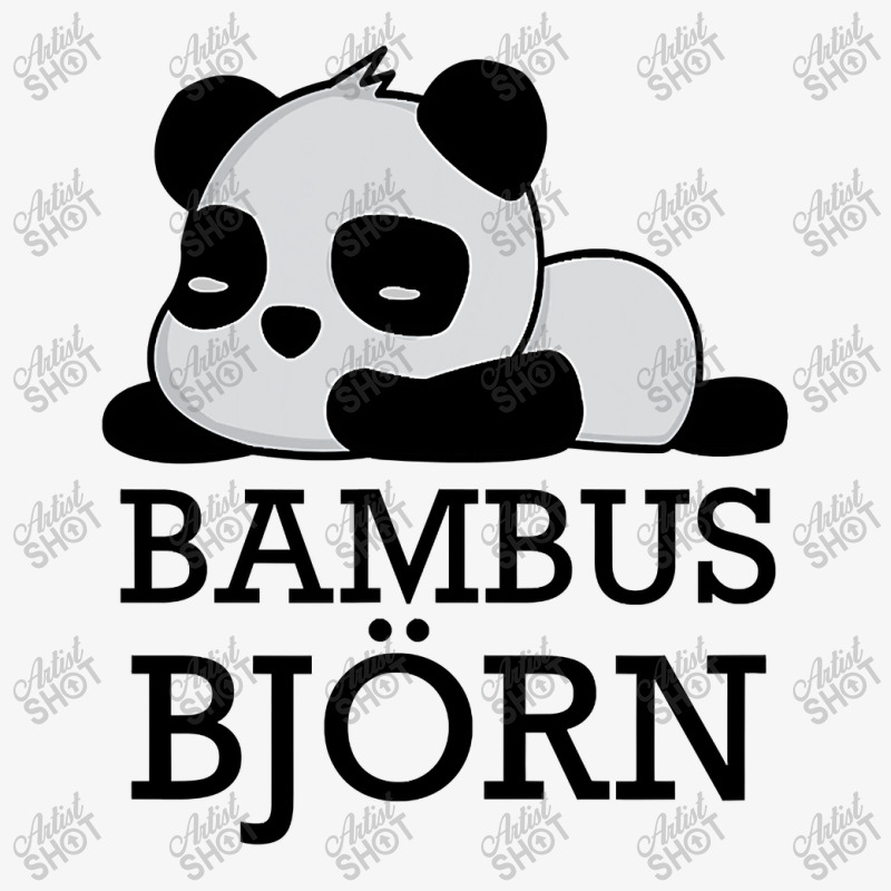 Bambusbjörn Iceland Panda Bear Panda Cute Gift Idea T Shirt Ladies Fitted T-Shirt by Jeremy_Hutson | Artistshot