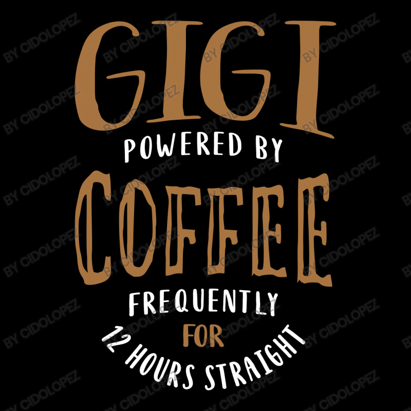 Gigi Powered By Coffee V-neck Tee | Artistshot