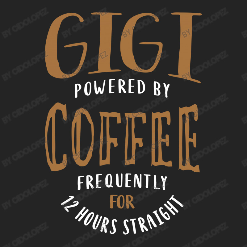 Gigi Powered By Coffee 3/4 Sleeve Shirt | Artistshot