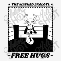 Axolotl Silver Rectangle Keychain | Artistshot