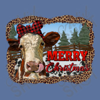 Merry Christmas Heifer Cow With Farm Lightweight Hoodie | Artistshot