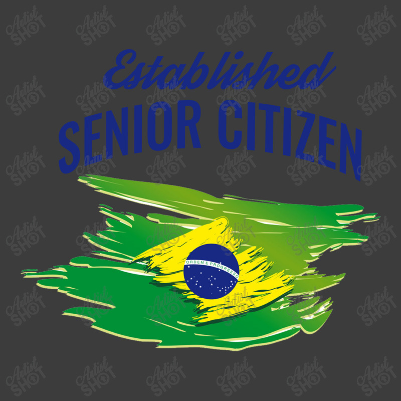 Brazil Establish Senior Citizen For Patriotism Men's Polo Shirt | Artistshot
