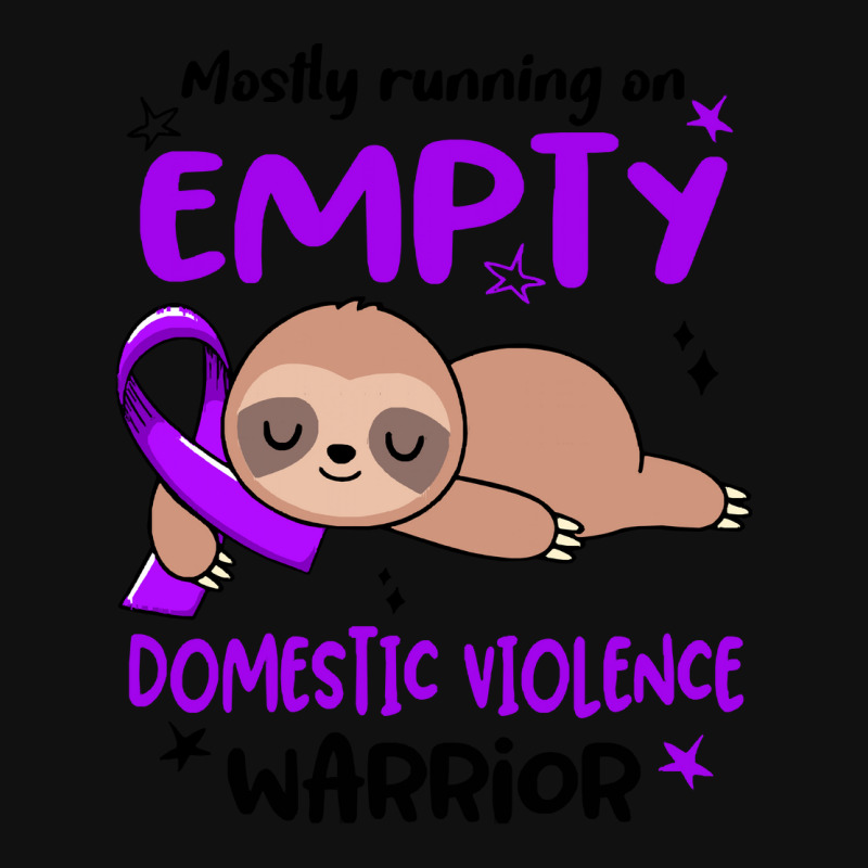 Domestic Violence Awareness T  Shirt Mostly Running On Empty Domestic Baby Bibs by japanwhirl | Artistshot