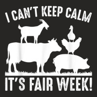 Fun State And County Fair Show   Farm Animal Showing Quote T Shirt Ladies Fitted T-shirt | Artistshot