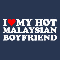 I Love My Hot Malaysian Boyfriend T Shirt Men Denim Jacket | Artistshot