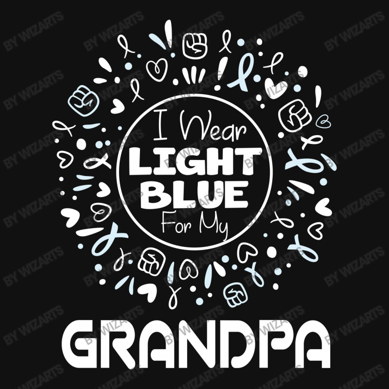 I Wear Light Blue  Fot My Grandpa 1 All Over Men's T-shirt | Artistshot