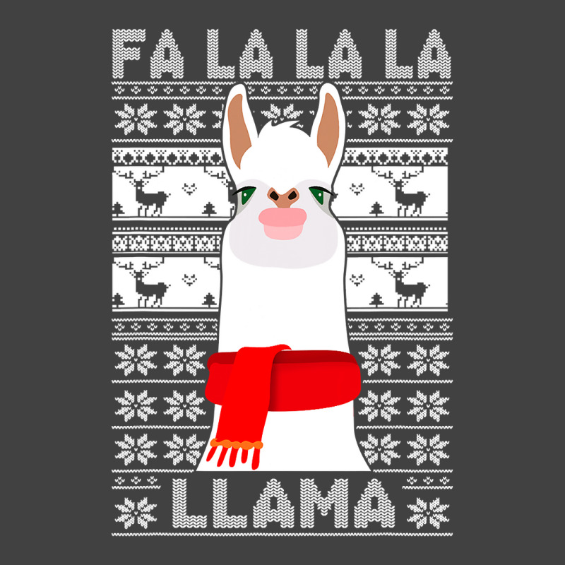 Fa La La Llama Christmas Pajama Alphaca Xmas Decorations 56 Vintage T-shirt | Artistshot