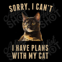 T Shirt Sorry, I Cant I Have Plans With My Cat Tortoiseshell Maternity Scoop Neck T-shirt | Artistshot