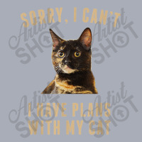 T Shirt Sorry, I Cant I Have Plans With My Cat Tortoiseshell Tank Dress | Artistshot