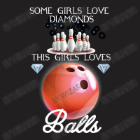 Some Girl Love Diamonds This Girls Loves Ball T-shirt | Artistshot