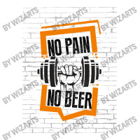 No Pain No Beer Zipper Hoodie | Artistshot
