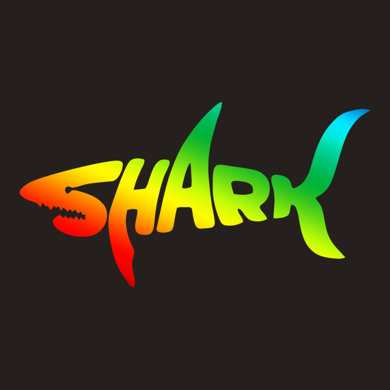 Shark  Typography Tank Top | Artistshot